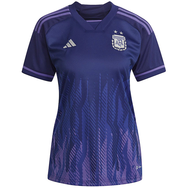 Argentina away female jersey women's second soccer uniform sportswear football tops sport shirt 2022 world cup